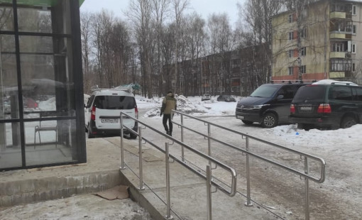 Ограждения пандуса из нержавеющей стали