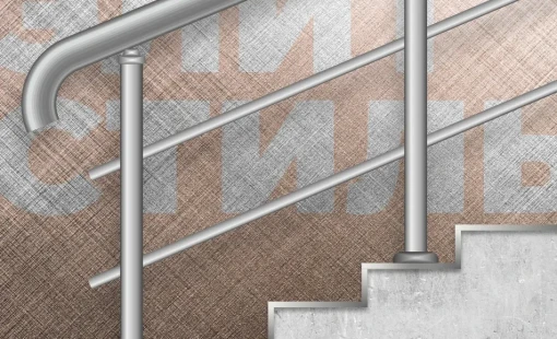 Перила с 2 ригелями