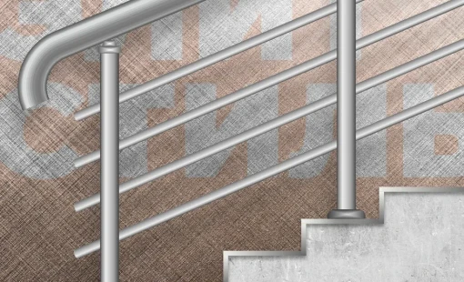 Перила с 4 ригелями