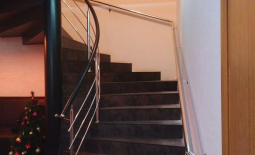 Пристенные поручни из нержавеющей стали