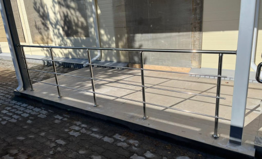 Ограждения пандуса из нержавеющей стали для инвалидов
